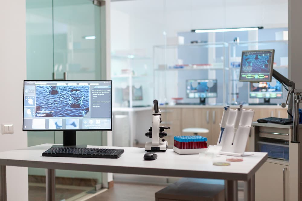 In-House Laboratory facility at Feathers Hospital